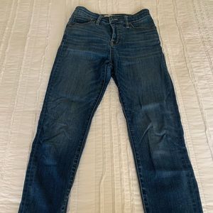 Madewell curvy high rise skinny